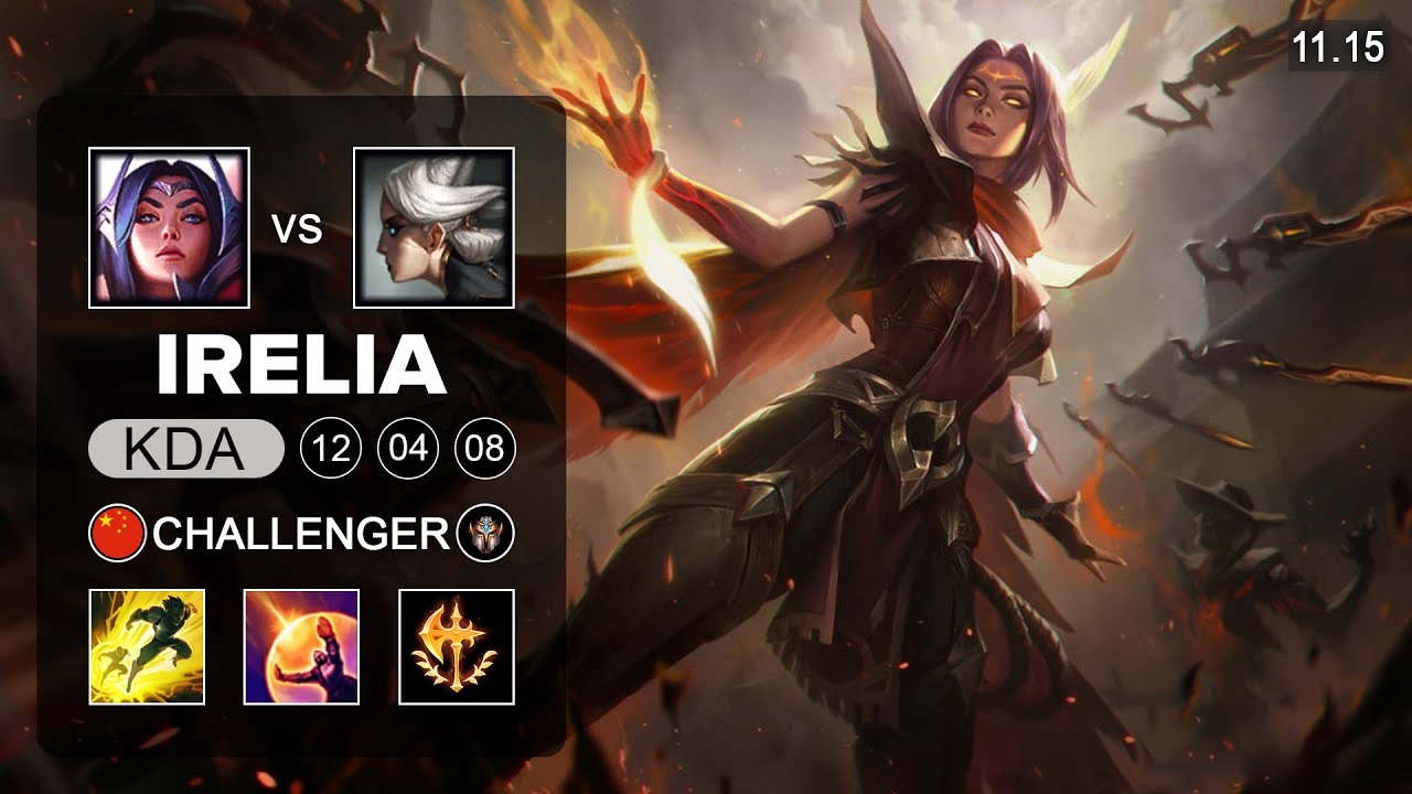 Irelia Mid vs Camille - CN Challenger Patch 11.15