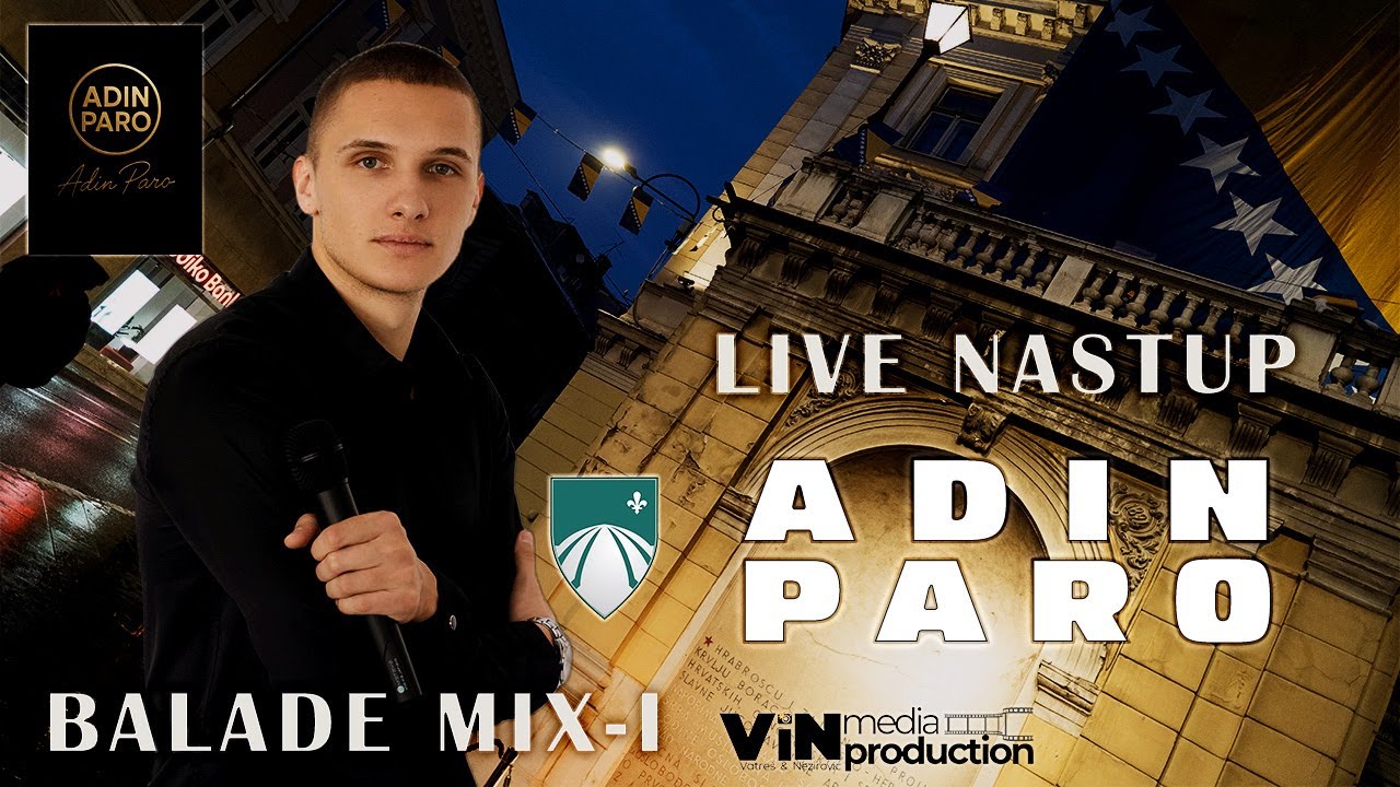 Adin Paro &ndash; Balade Mix | Live nastup ispred Katedrale (Sarajevo 29.12.2025)
