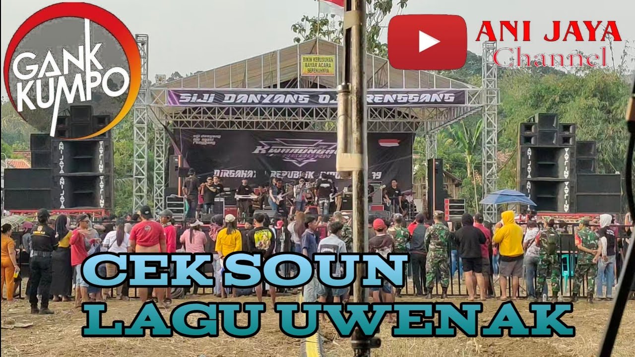 CEK SOUN Atas Panggung Sampai Jadi Bareng GANK KUMPO #ANI JAYA AUDIO LIVE DEMAK#