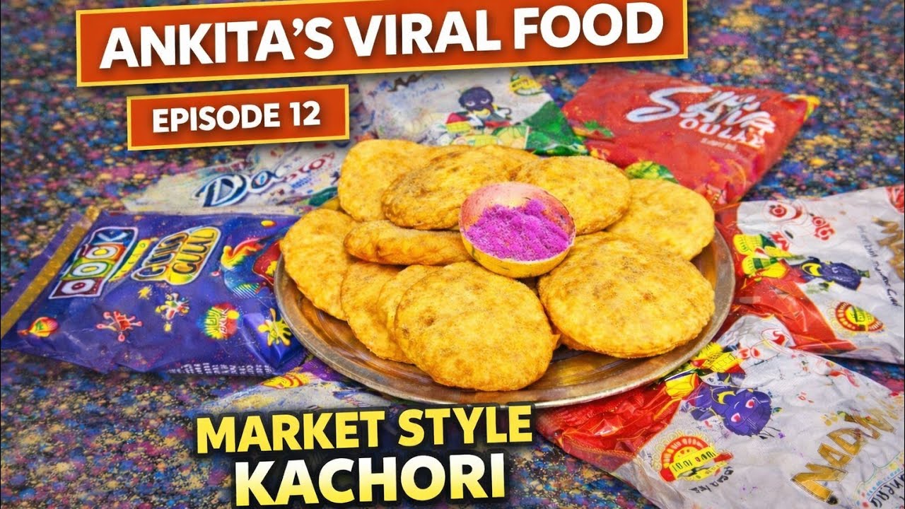 बाज़ार जैसे खस्ता घर पर | Khasta Kachori Recipe | Ankita’s Viral Food | Episode 12