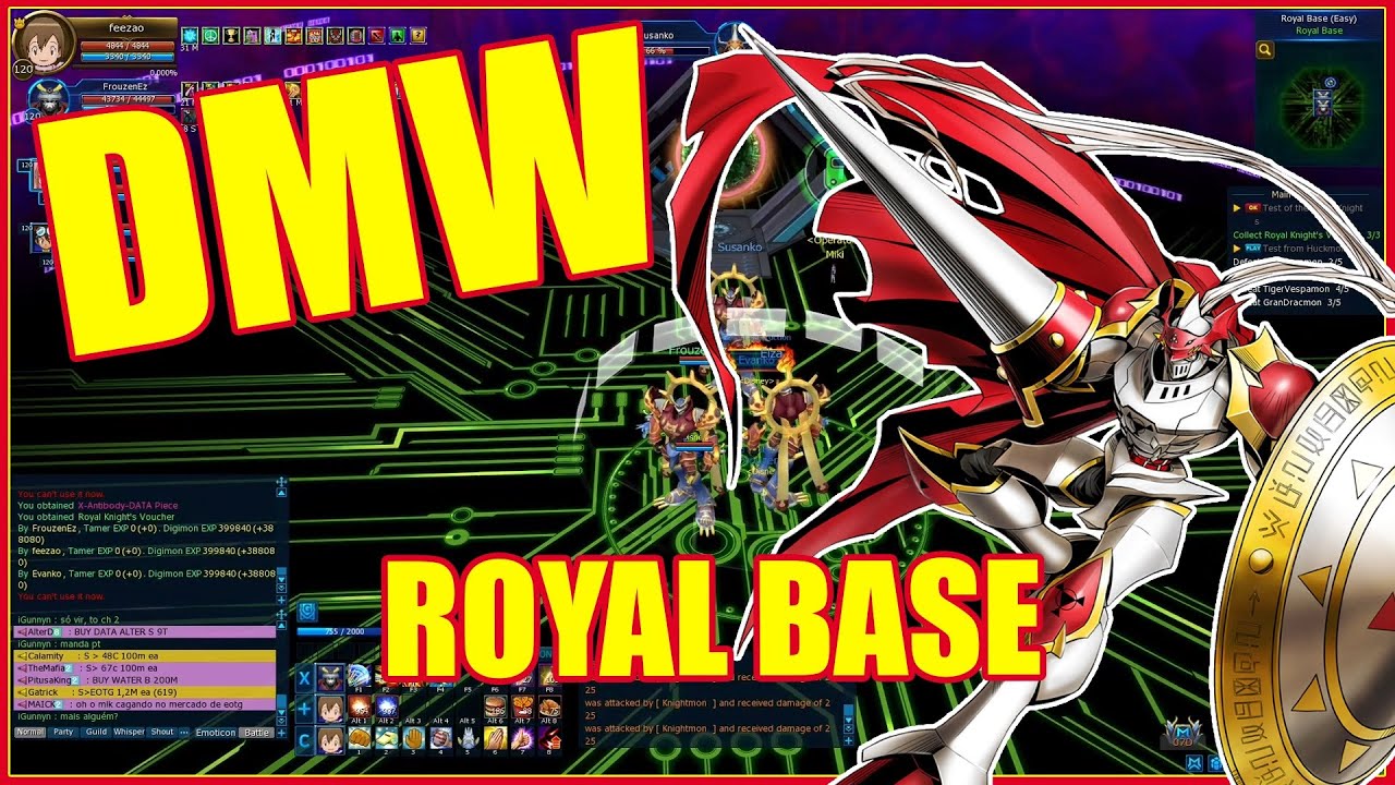 DMW - COMO FAZER ROYAL BASE? É DIFICIL?