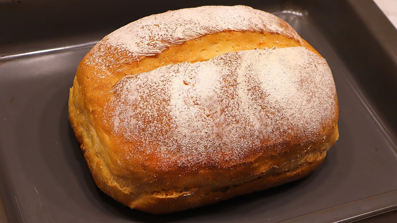 2 Laibe in 5 Minuten. Das schnellste Brotrezept. Brot im Ofen backen. Brot backen