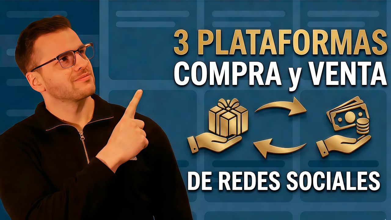 3 Mejores webs de COMPRA-VENTA de REDES SOCIALES || Cuentas de Facebook, Instagram, YouTube, TikTok