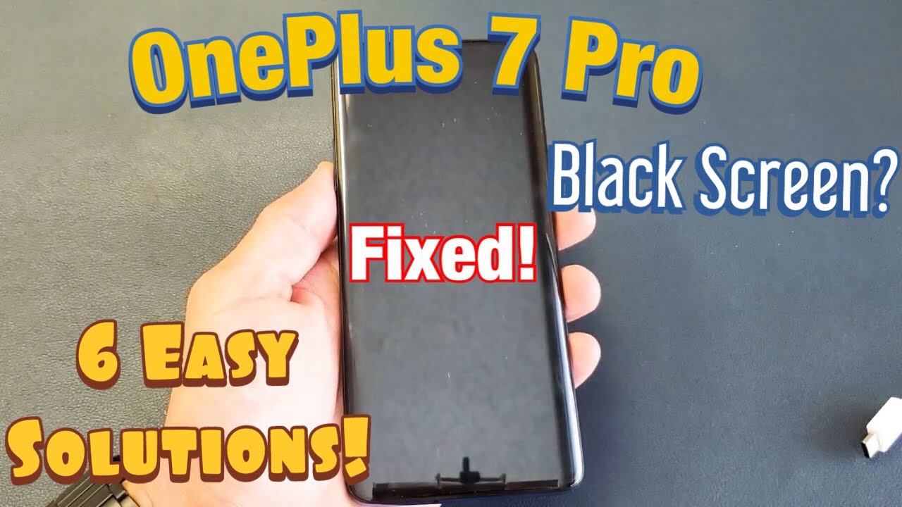 ЧЁРНЫЙ ЭКРАН ИСПРАВЛЕНО! (6 ПРОСТЫХ РЕШЕНИЙ): OnePlus 7 Pro/7/7t/6/6t/8 Pro/5t и т. д.