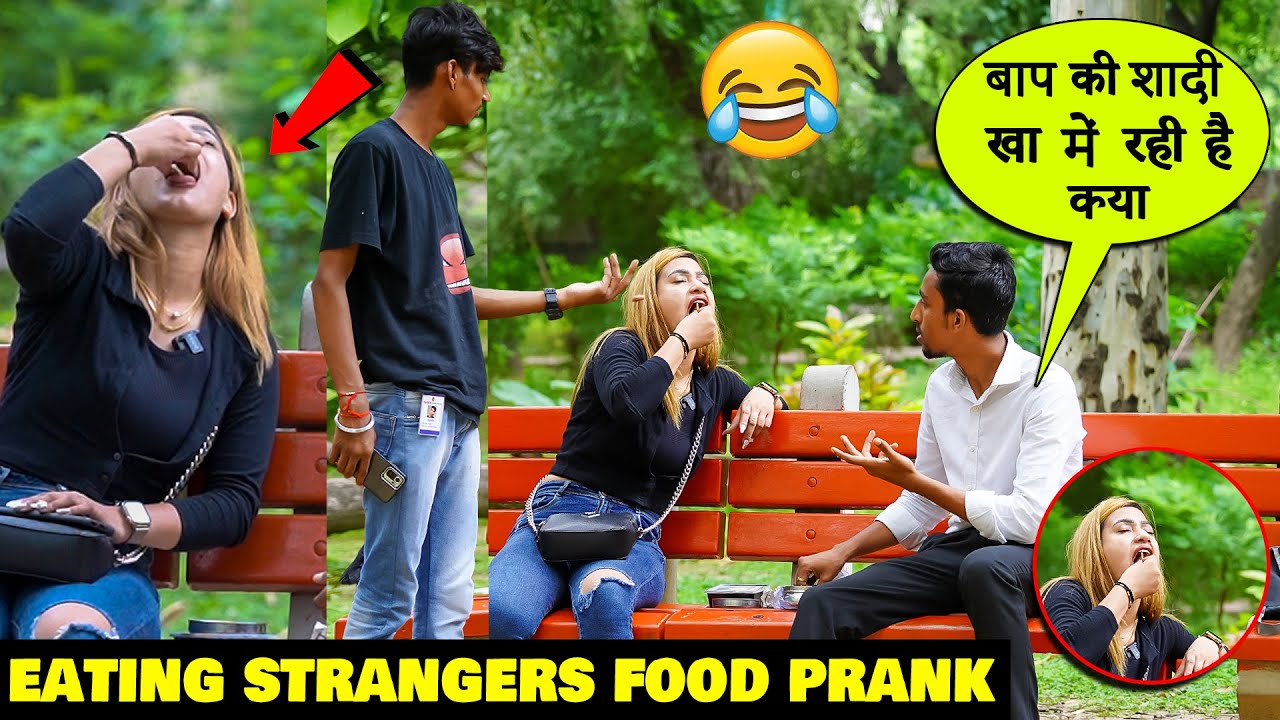 Eating Stranger's Food Badly Prank Gone Horrible | Miss Dhawan