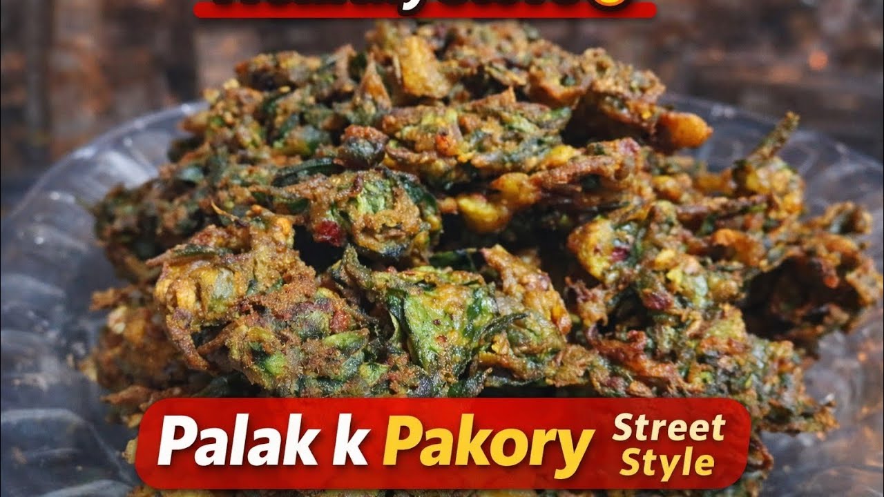 Street Style Palak Ke Pakore | Crispy & Crunchy Recipe
