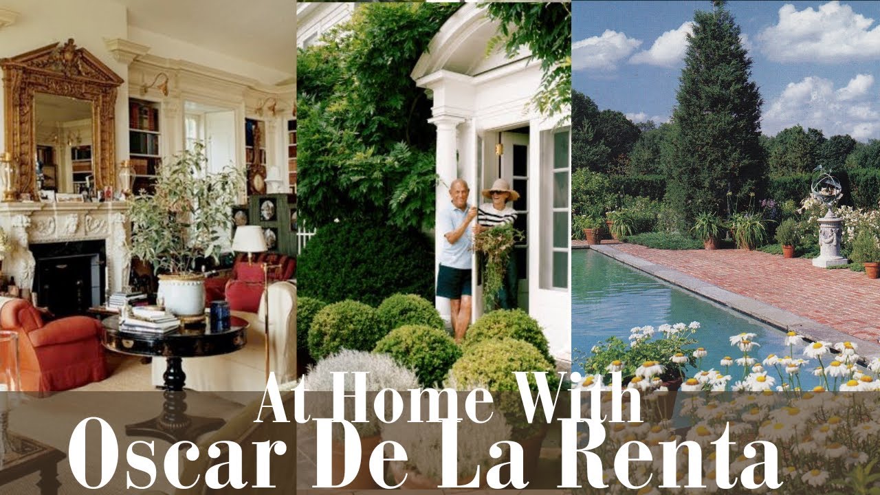 A Closer Look: Oscar De La Renta's Connecticut Country Home and Gardens | Cultured Elegance