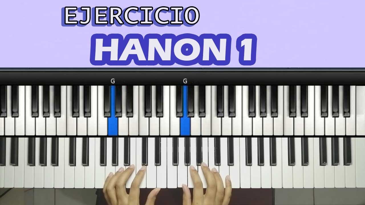 EJERCICIO HANON 1 PARA PIANO