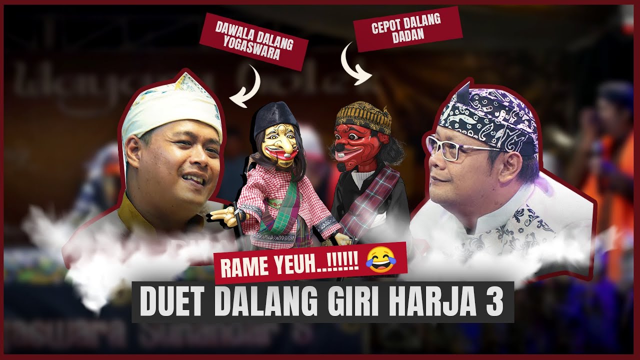 MOMENT LANGKA !!  CEPOT DALANG DADAN BERTEMU DAWALA DALANG YOGASWARA.