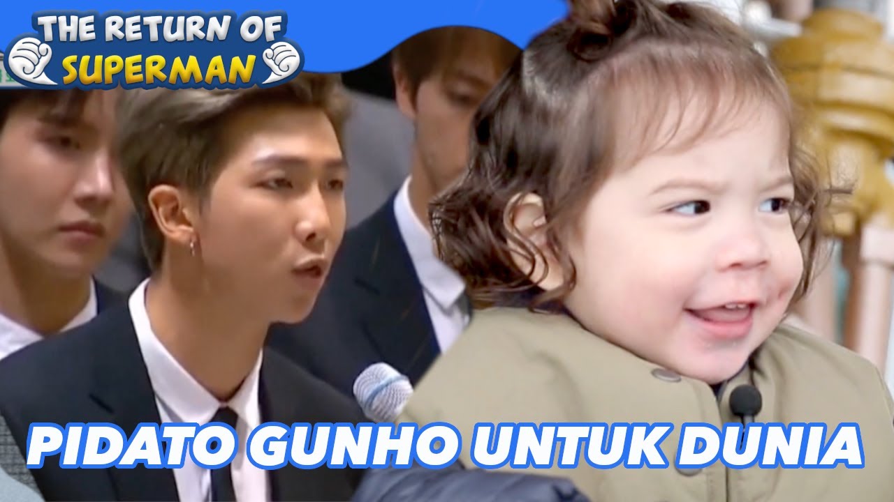 Pidato Gunho Untuk Dunia |Nostalgia Superman|SUB INDO/ENG|190622 Siaran KBS WORLD TV|