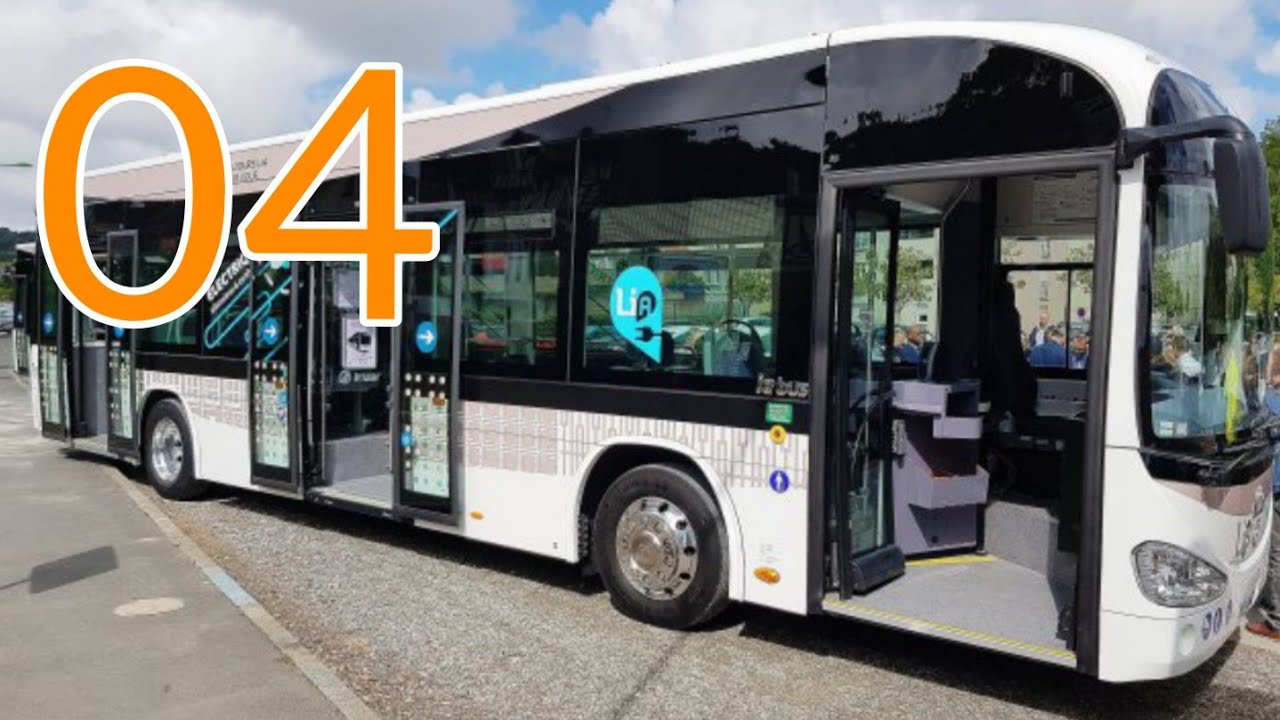 Le Havre Gares - Grand Hameau HPE via la plage et Jeanne d'Arc sur la ligne 04 (bus électrique)