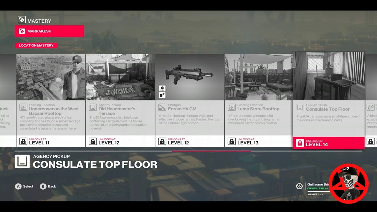 Hitman 2 - This Is What You Unlocks When You Reach Mastery Level 20 In Marrakesh