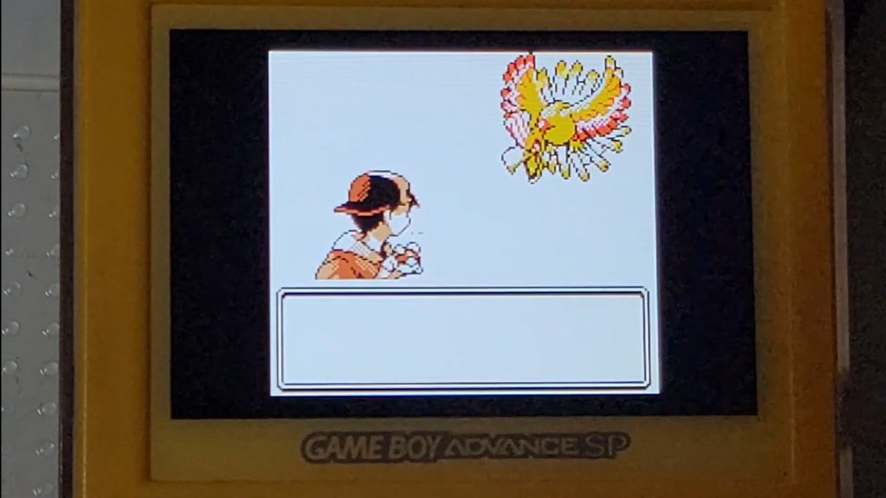 Pokemon crystal version shiny ho-oh using action replay Xtreme