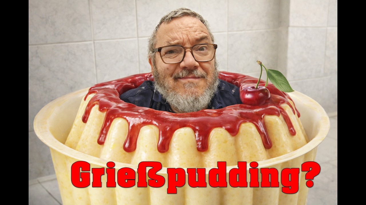 DJ Hadley zeigt Euch, wie man einen Grie&szlig;pudding &ouml;ffnet. Oder auch nicht, mal sehen!
