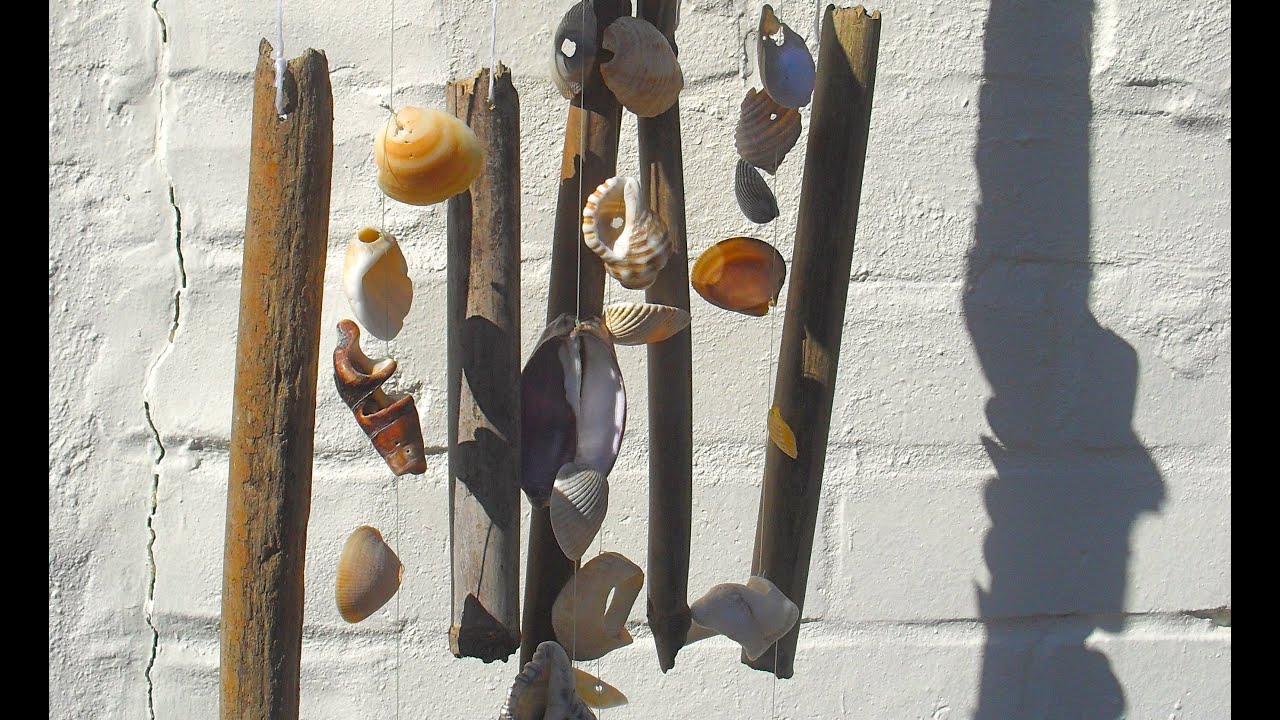 How to make a seashell windchime