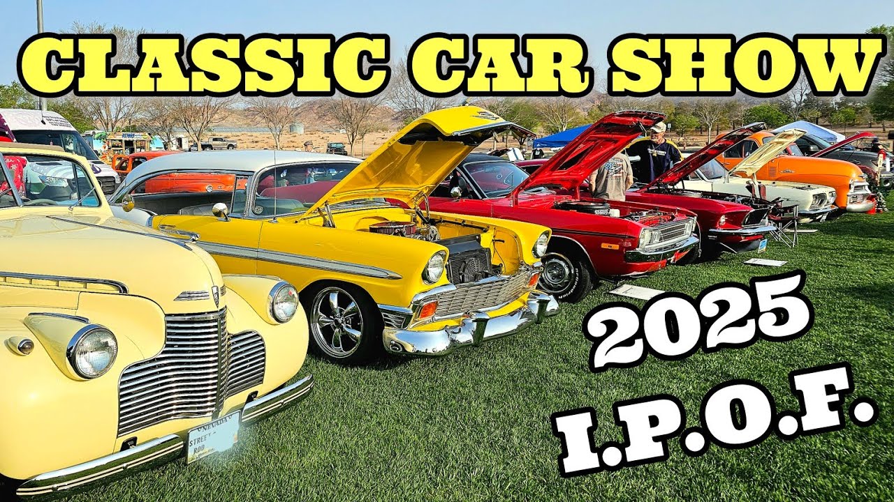 2025 I.P.O.F. CLASSIC CAR SHOW - OVER 3.5 HOURS OF CLASSIC CARS - BOULDER CITY, NEVADA