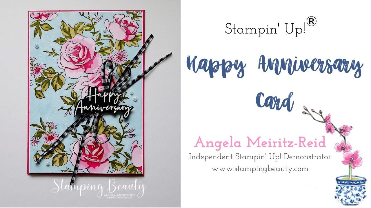 Layers of Beauty Happy Anniversary Card