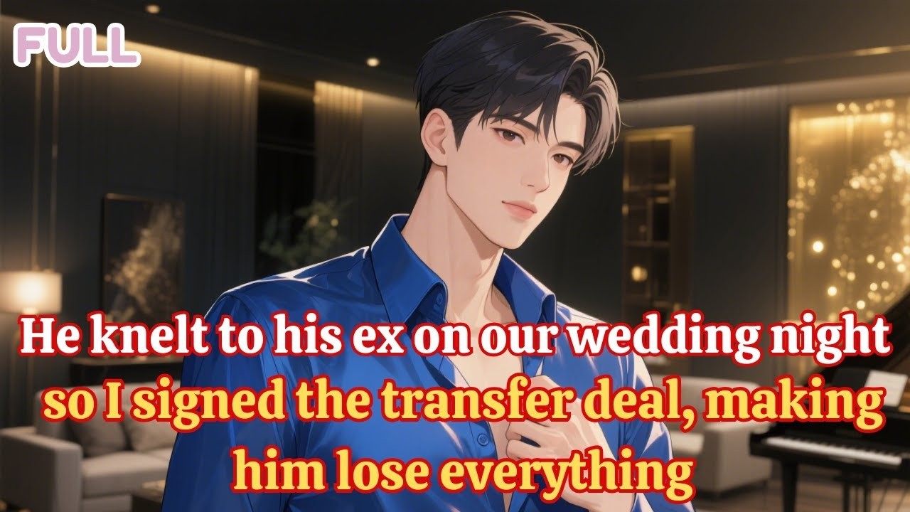 He knelt to his ex on our wedding night, so I signed the transfer deal, making him lose everything