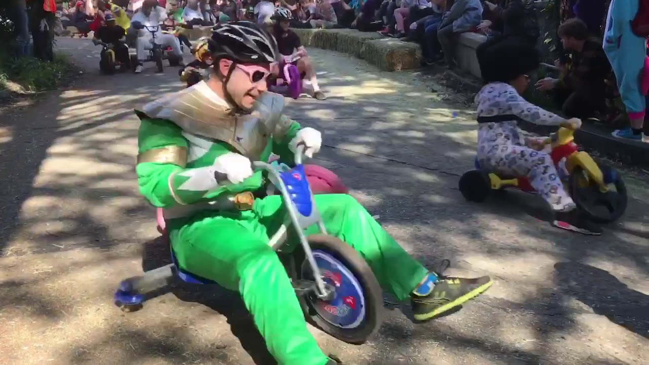 2018 BYOBW Bring your own big wheel in San Francisco