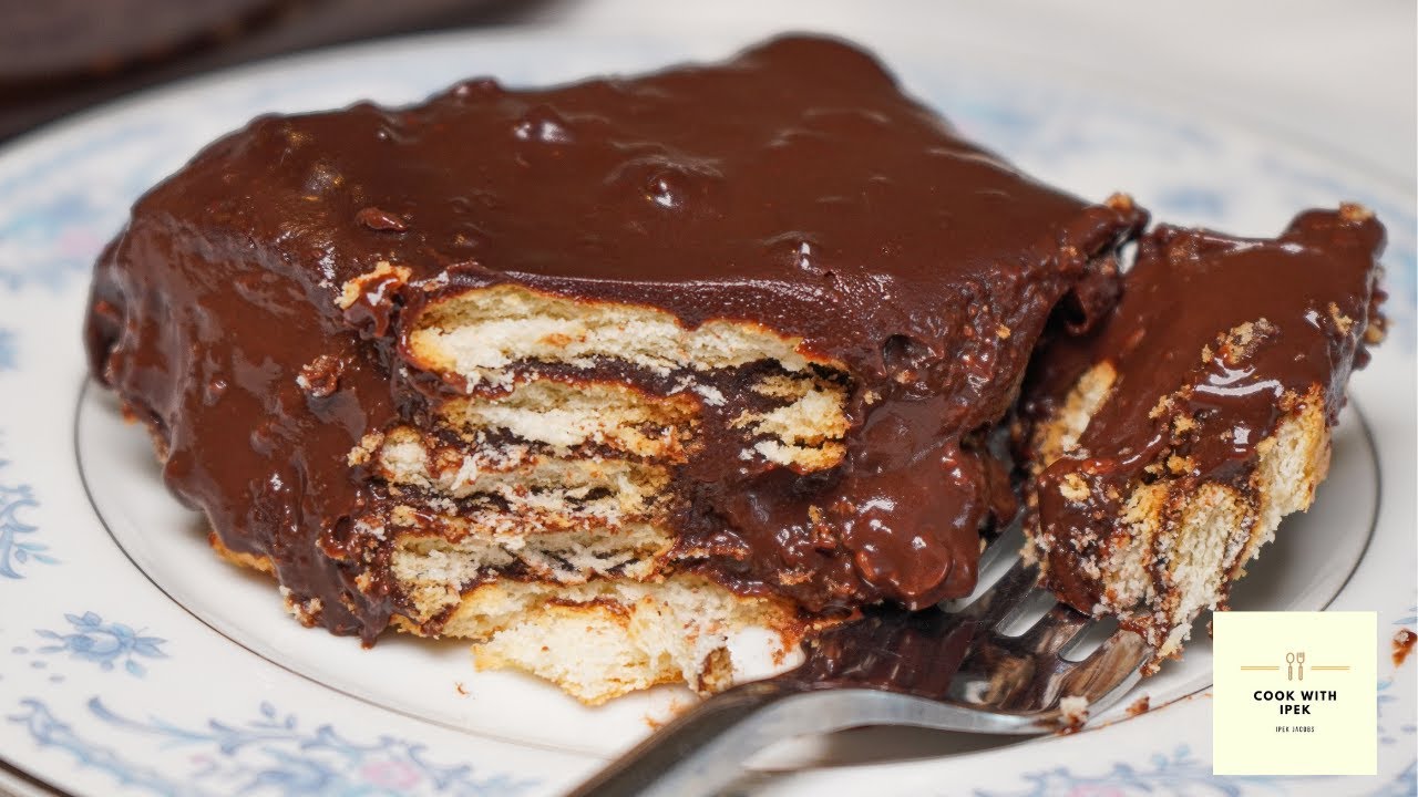 Turkish Biscuit Pudding Cake - Turkish Dessert Recipes