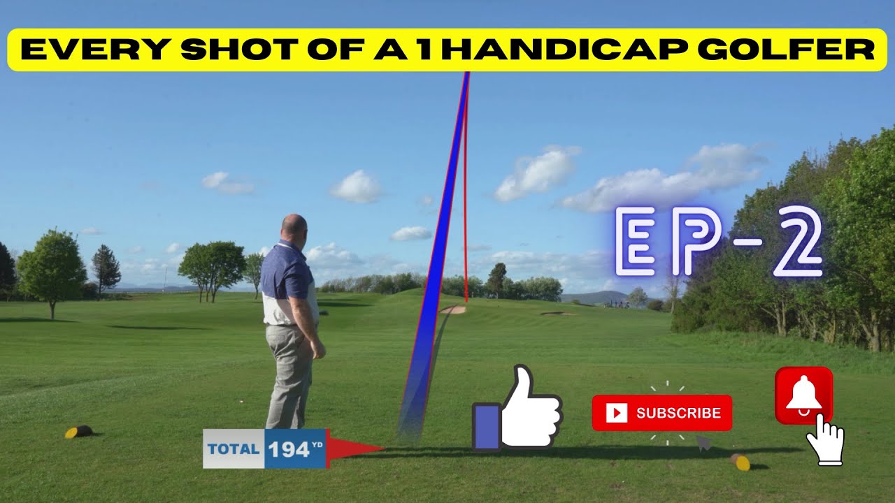 Can I break par// Every shot of a 1 handicap golfer// Episode 2