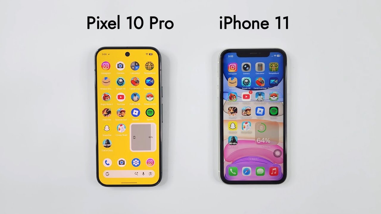 Pixel 10 Pro vs iPhone 11 - Speed Test