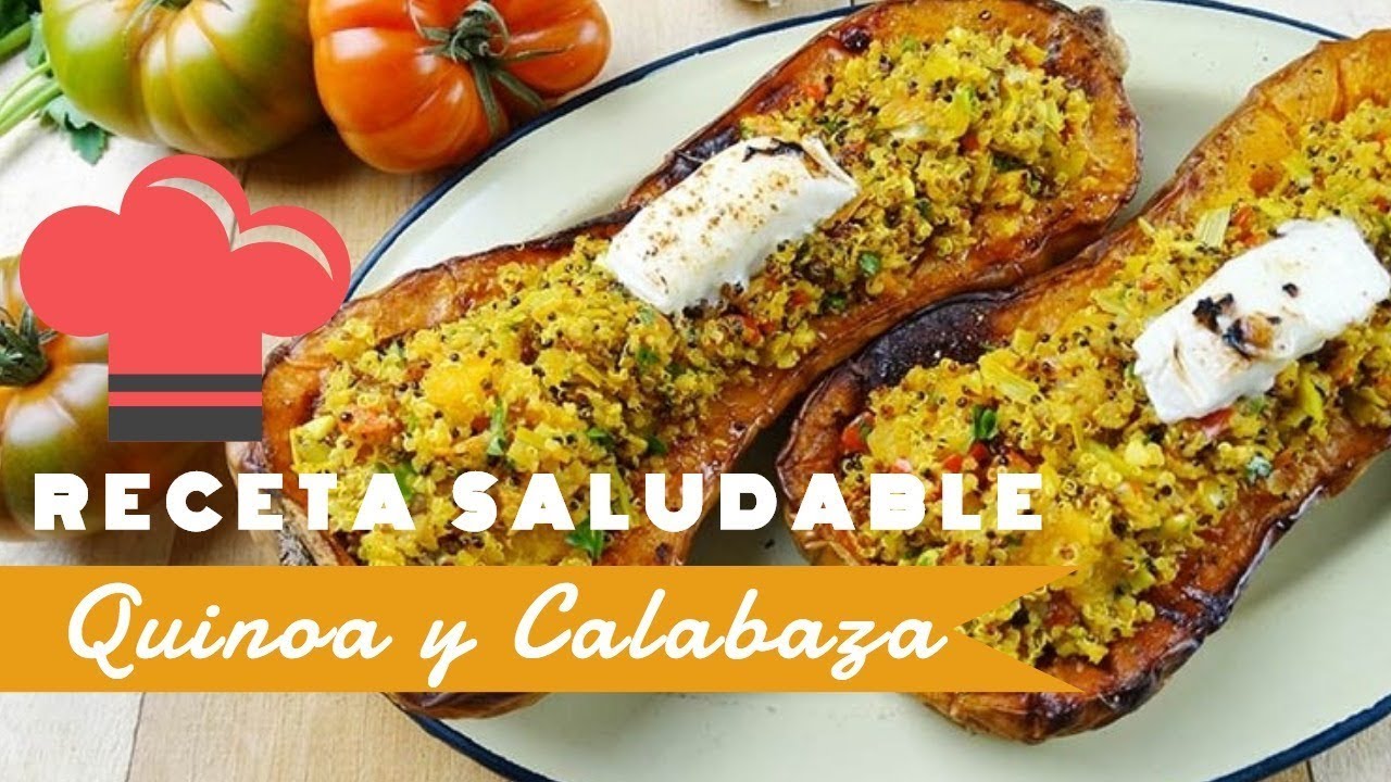 Receta saludable de quinoa y calabaza
