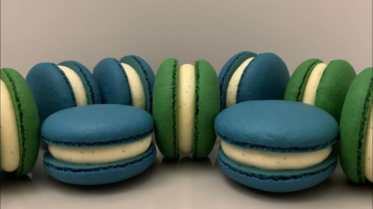 바닐라&초콜릿카라멜 마카롱(Vanilla&chocolate caramel macaron)