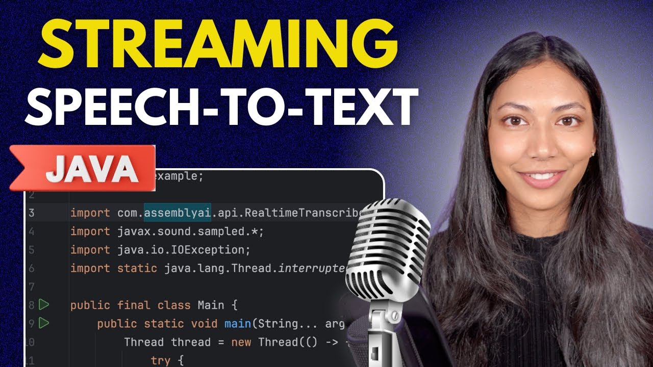 Преобразование речи в текст в реальном времени на Java — расшифровка с микрофона
