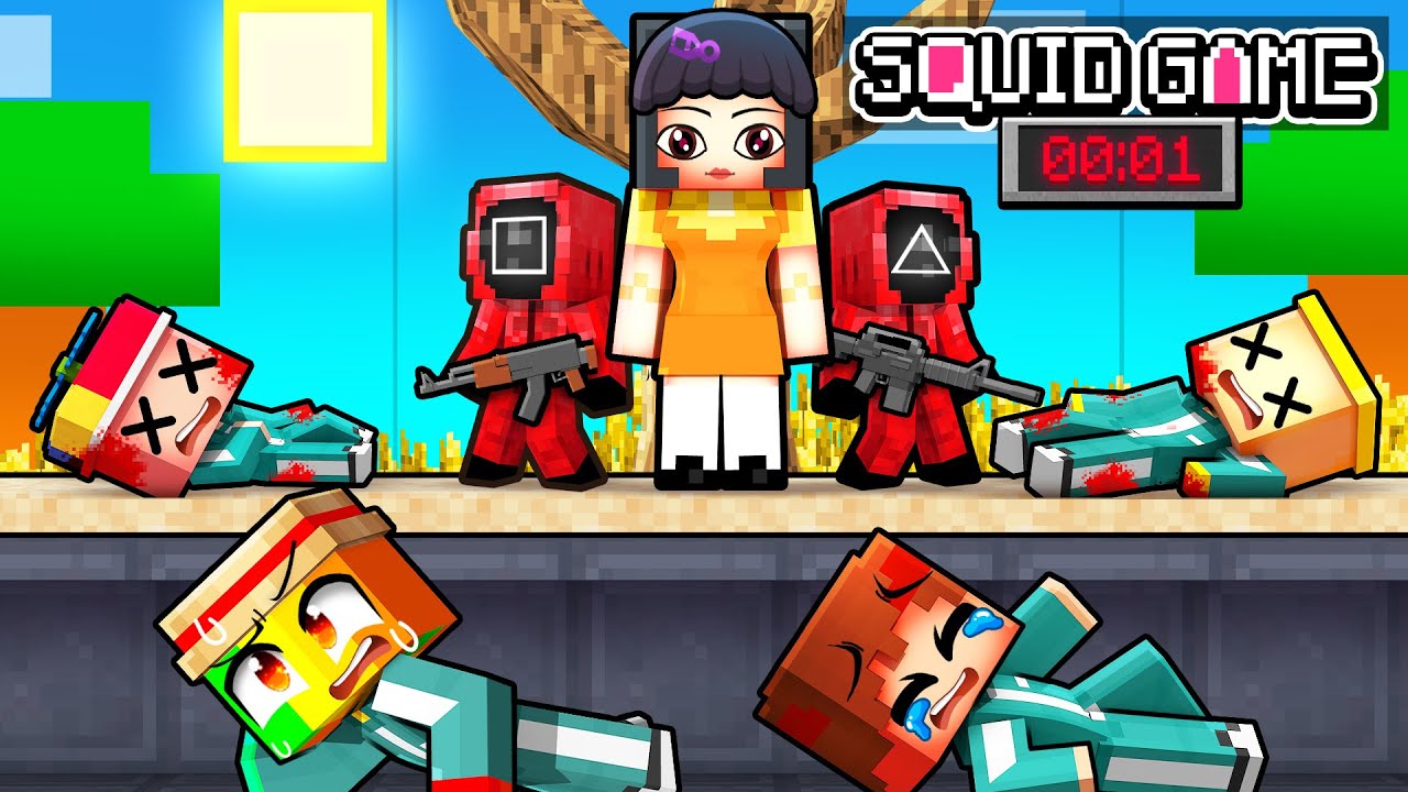 S'échapper de Squid Game avec Talcado sur Minecraft !