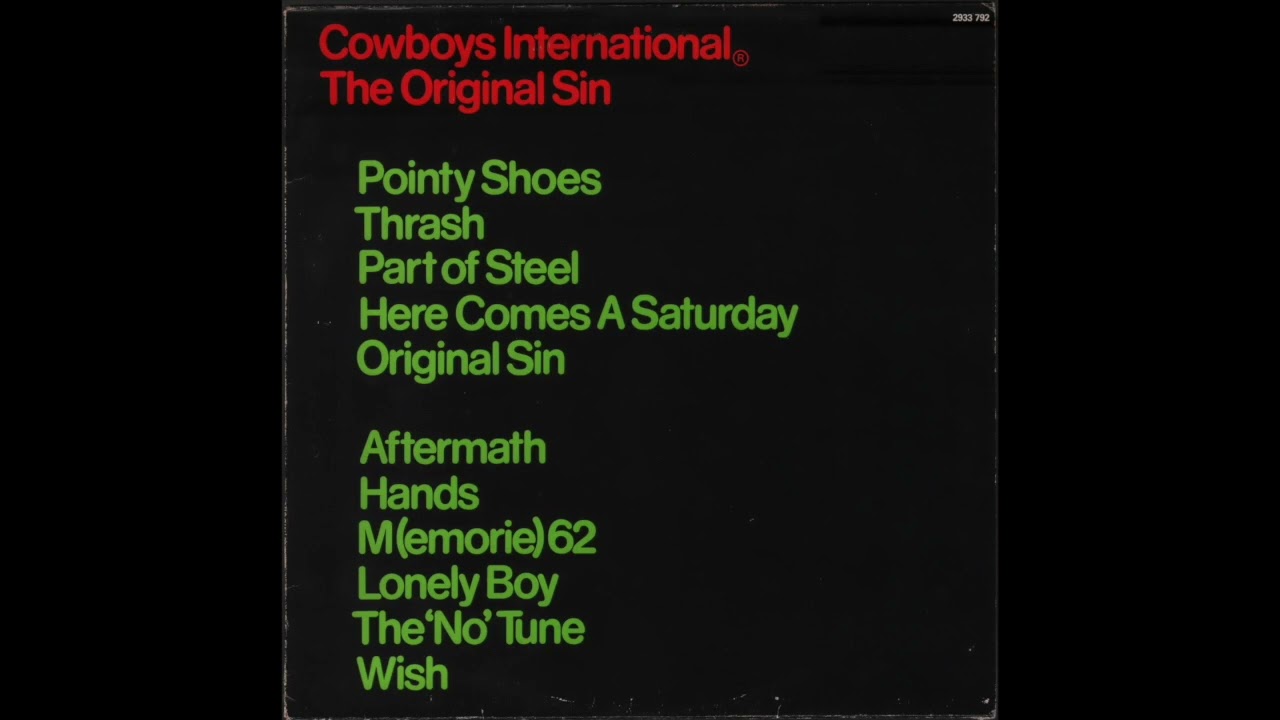 Cowboys International &reg; &mdash; Wish (The Original Sin, 1979) vinyl Album