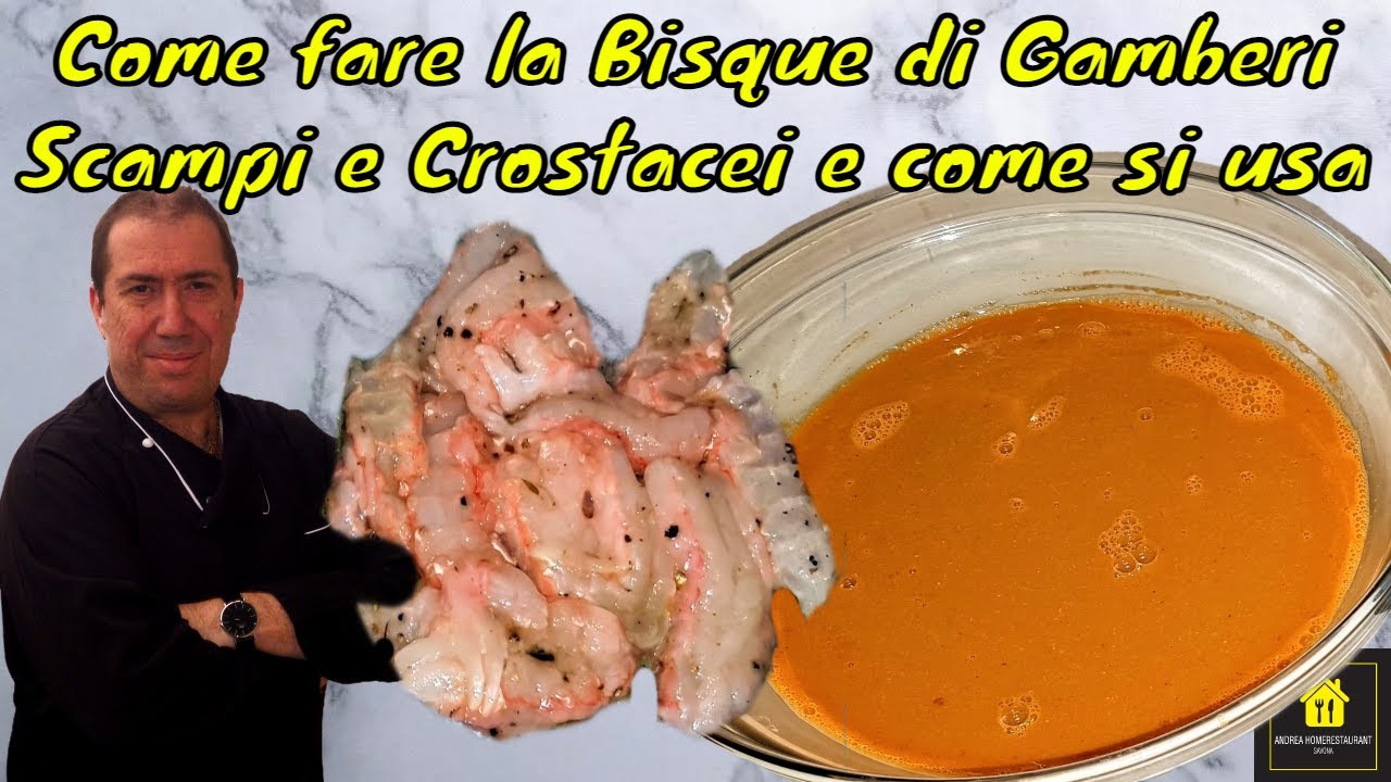 Bisque di Gamberi, Scampi e Crostacei – Ricetta Perfetta, Uso del Ghiaccio e Segreti dello Chef