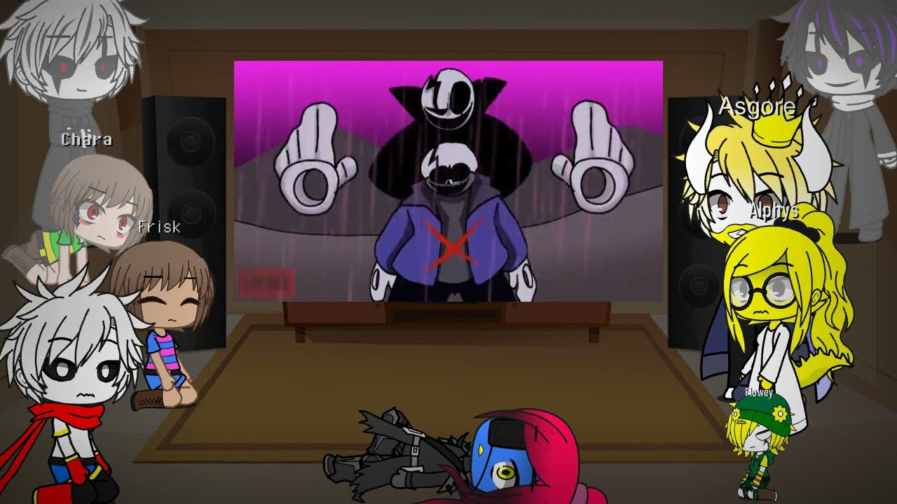 Past Undertale reacts to Last Breath vs Last Genocide||3/4||GCRV||Flash Warning