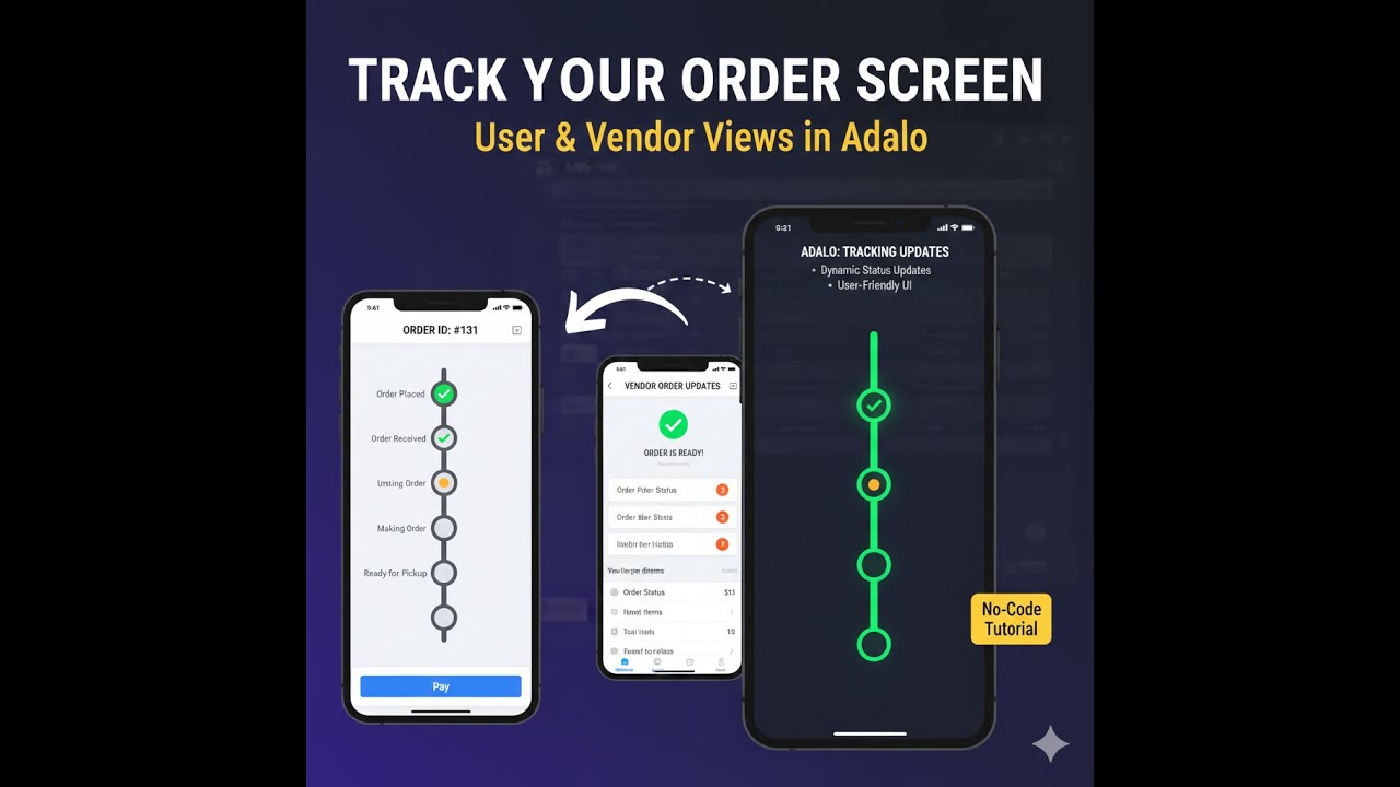 Adalo Tutorial: Dynamic Order Status Progress Bar