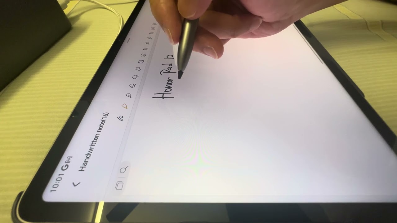 Honor Pad 10 &mdash; краткая демонстрация работы моего стилуса