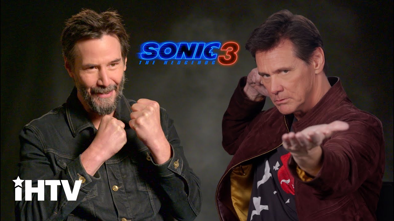 Keanu Reeves & Jim Carrey Interview - Sonic The Hedgehog 3 (2024)