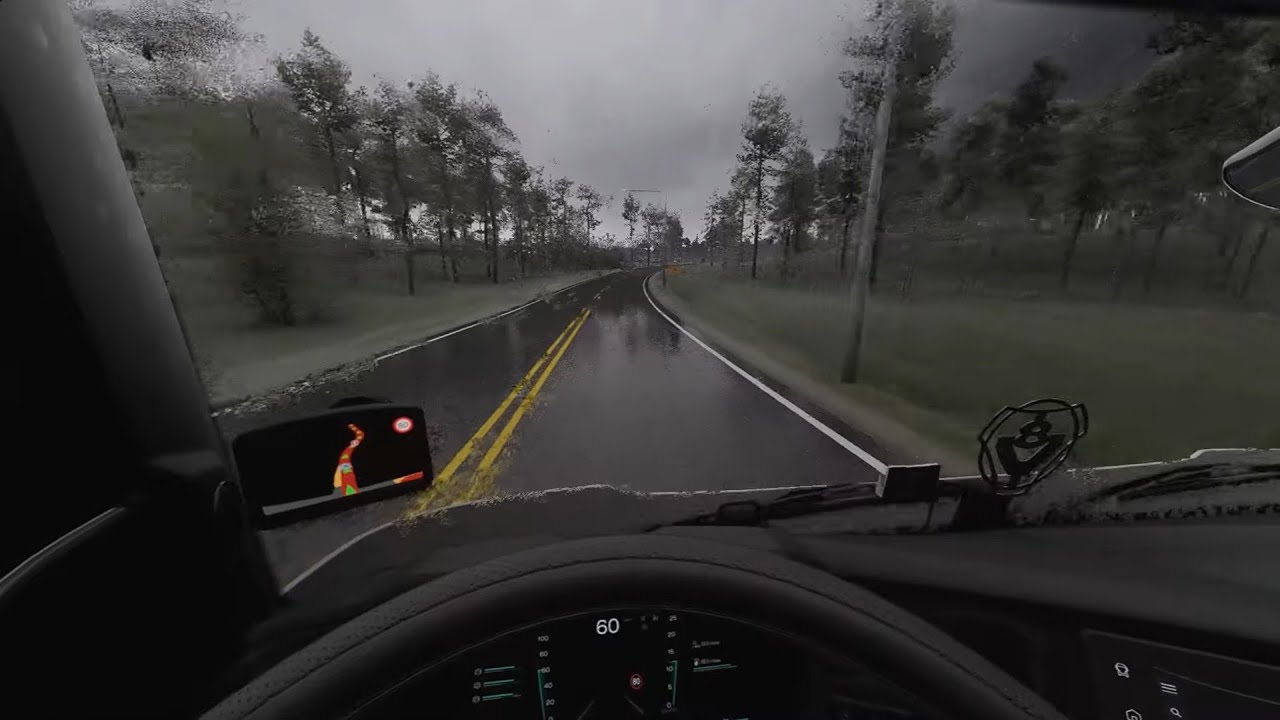 Euro Truck Simulator 2 | Realistic POV Truck Driving on Wet European Roads