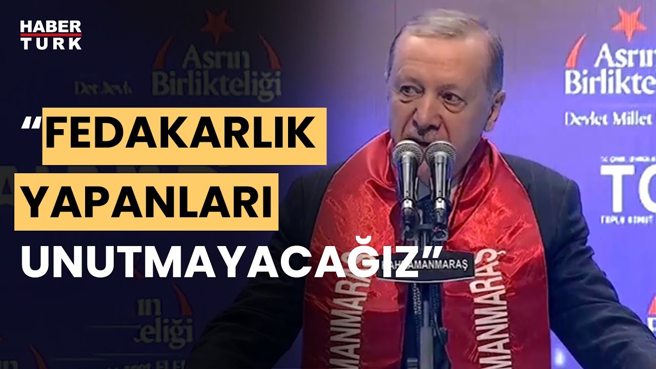 #CANLI - Cumhurbaşkanı Erdoğan teslim töreninde konuşuyor