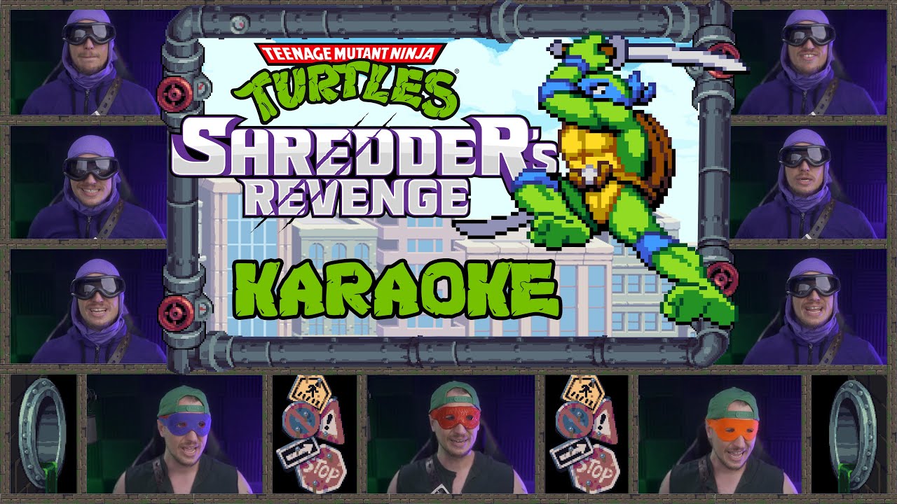 Panic in the Sky! - Karaoke (Lyric Video) TMNT: Shredder's Revenge