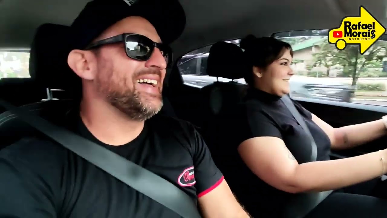 Giovanna Dirigindo da Auto Escola Até a Baliza, Perdendo o Medo do Trânsito 🚦🚙✅ #cnh #dirigir #carro