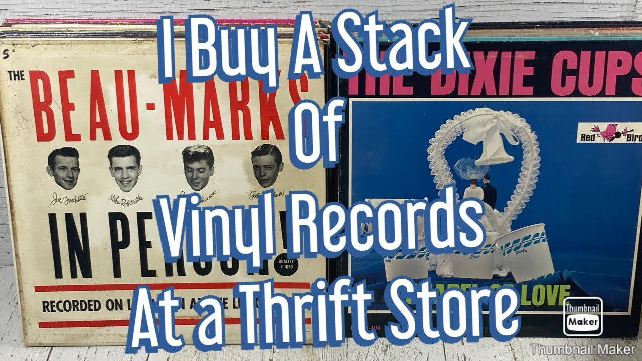 I Hit the Local Thrift Store and Score a Stack of Vinyl Records