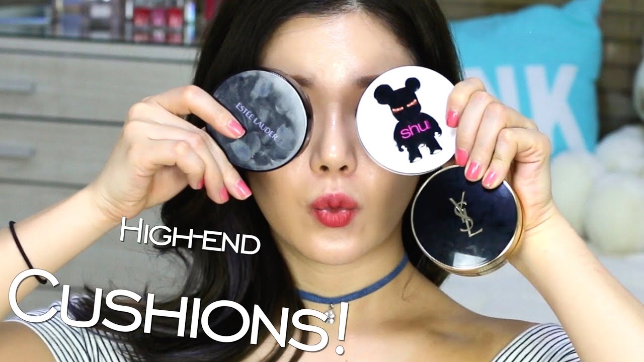 쿠션 3종 비교추천! 입생로랑.슈에무라.에스티로더 High-end cushion foundation reviews and comparisons! YSL. Shu uemura.