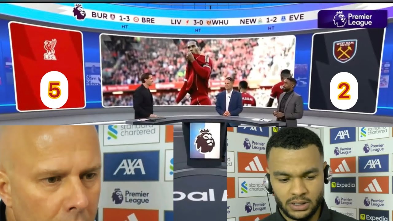 LIVERPOOL vs WEST HAM 5-2 Arne Slot Goes EXCITED! FULL MATCH ANALYSIS | All Reactions