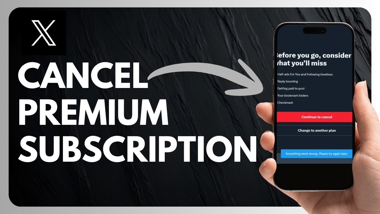 How to Cancel X Premium Subscription | Twitter