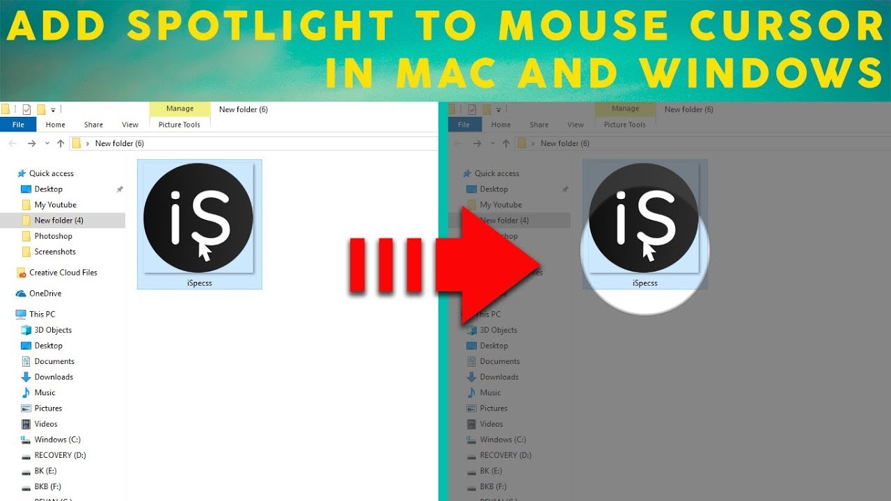 How to Create Spotlight Around Mouse Cursor in Mac & Windows