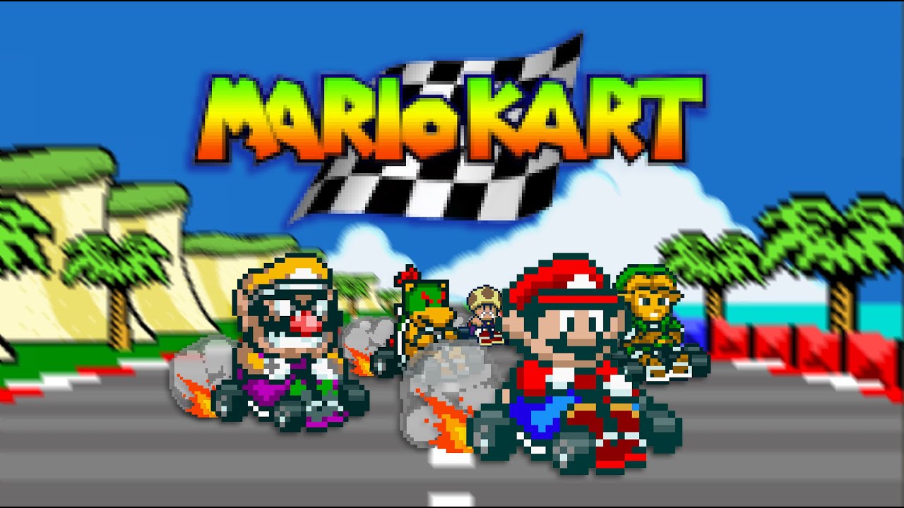 MARIO KART but it's retro...