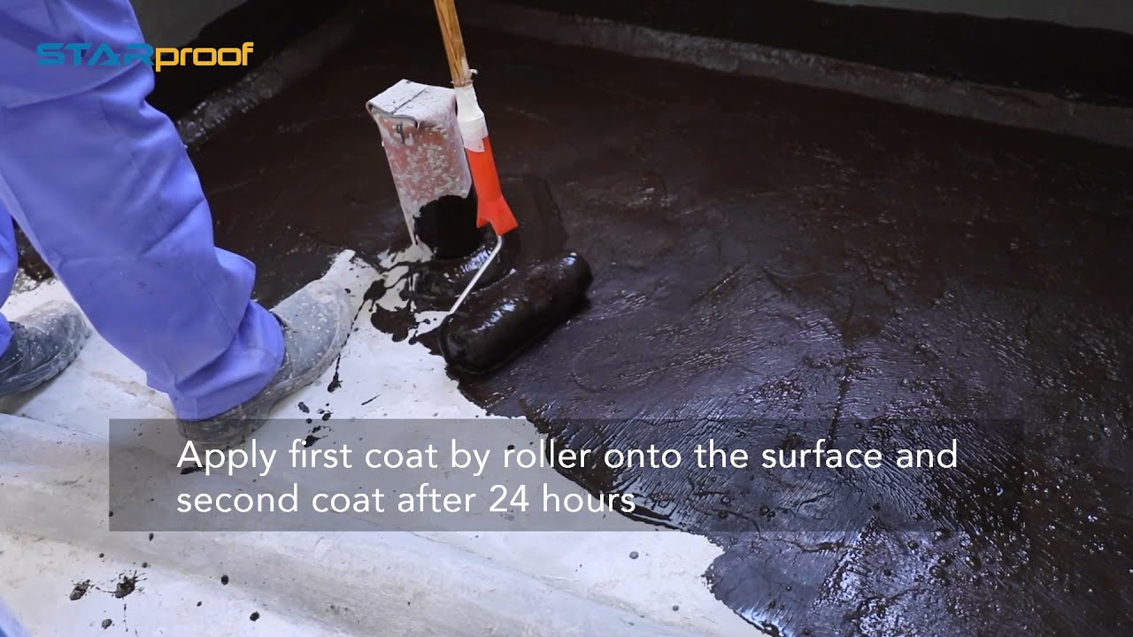 Bituminous Cold Applied Waterproofing Application