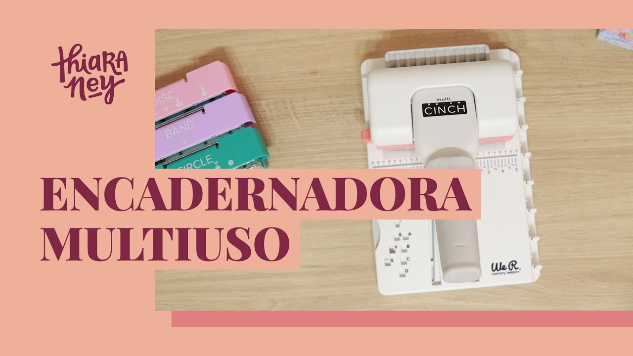 Como usar a encadernadora Multi Cinch da WeR para fazer bloquinhos perfeitos