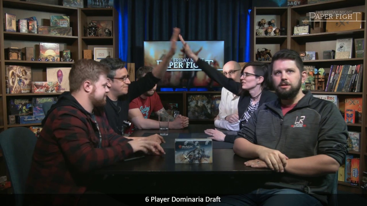Friday Night Paper Fight — 6 Player Dominaria Draft