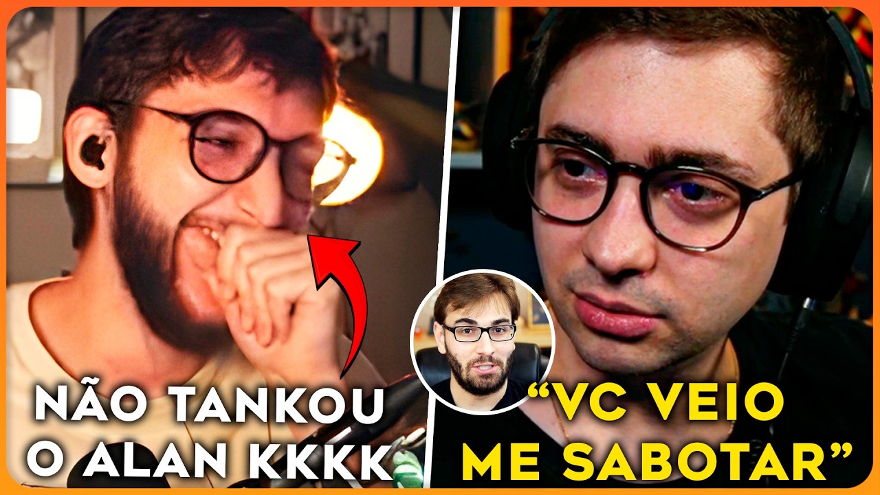 Alanzoka teve a live SABOTADA pelo Brksedu, Calango chorou de rir com o Alan nesse jogo KKKKKKKK